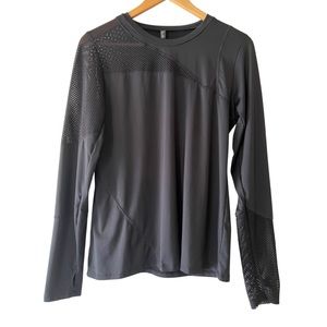Lukka Lux Women’s Black Onyx Long Sleeve Mesh Athletic Top